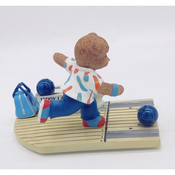 Teddy Lanes Collection Figure Faithful Fuzzies ALL In Delivery Bowling Bowl Cute - Picture 4 of 14